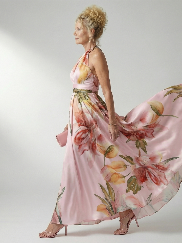 Ioana | Rochie Maxi Cu Flori
