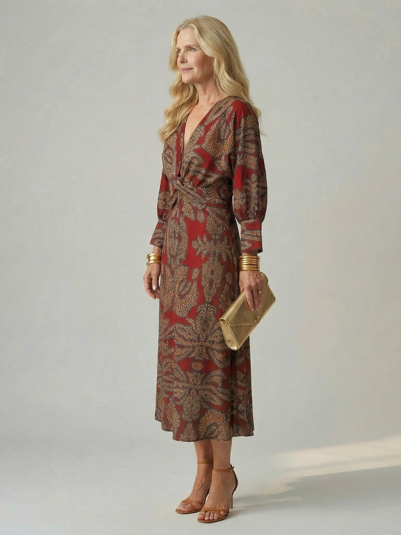 Sofia | Rochie Midi Tip Plic
