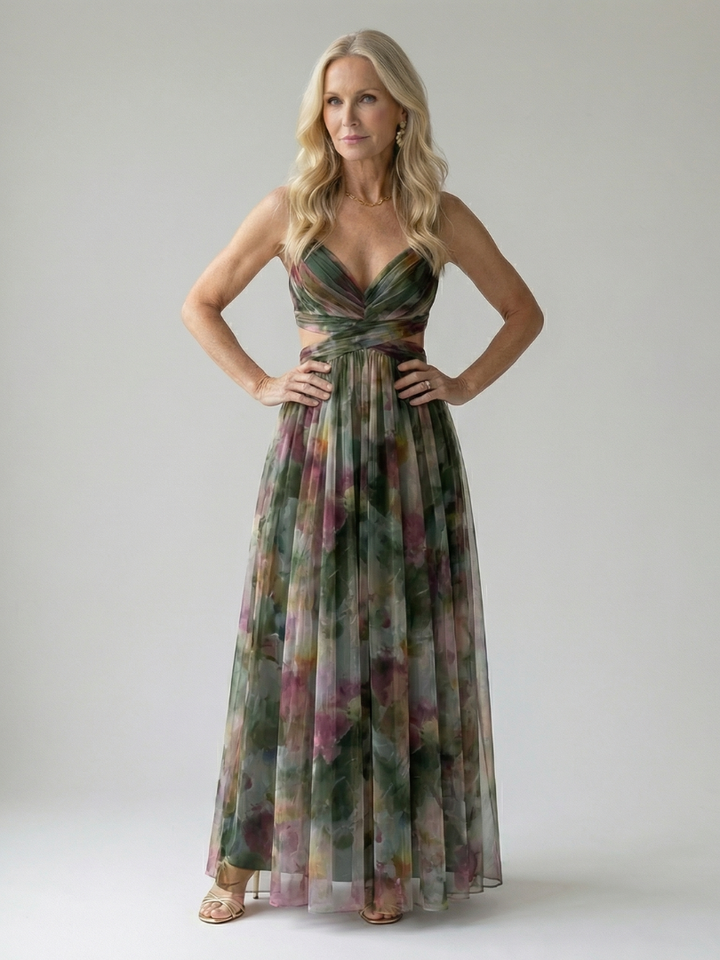 Georgiana | Rochie Maxi Închisă