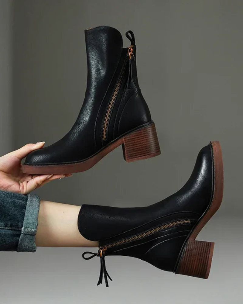 Ramona | Botine Garciela Elegante Piele