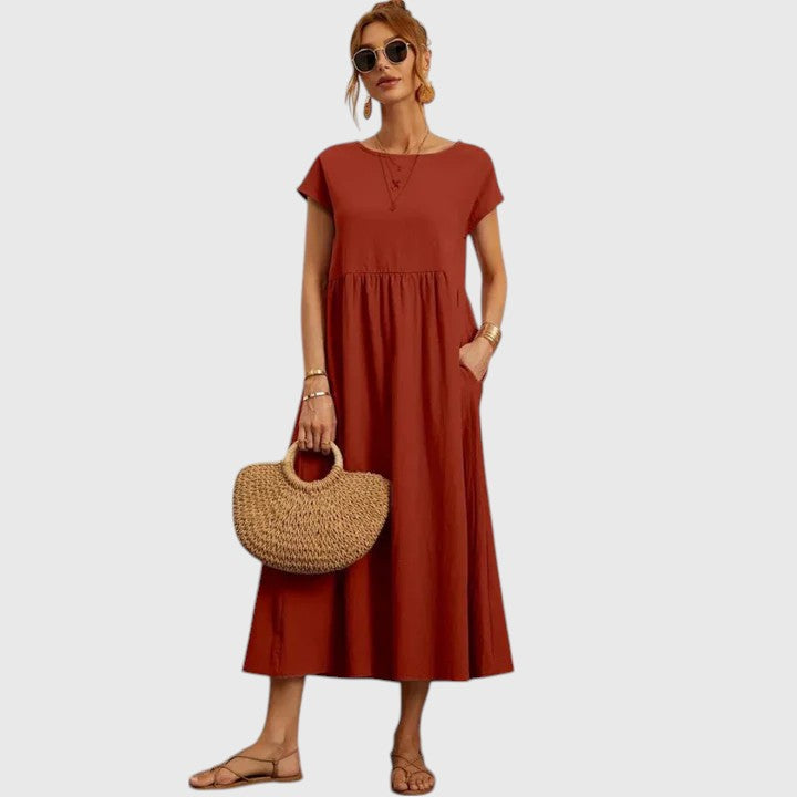 HARPER – MIDI EASY FLOW DRESS