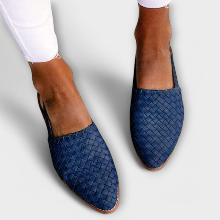 Valentina | Mocasini Țesuți Manual Eleganți