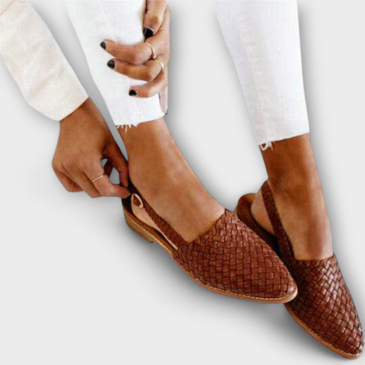 Valentina | Mocasini Țesuți Manual Eleganți