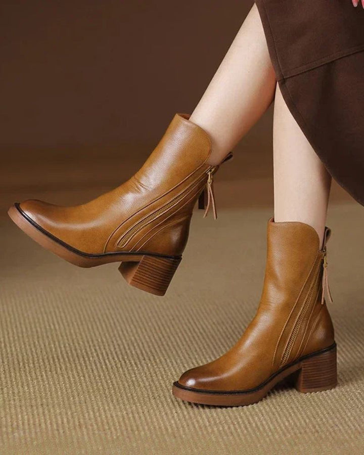 Ramona | Botine Garciela Elegante Piele