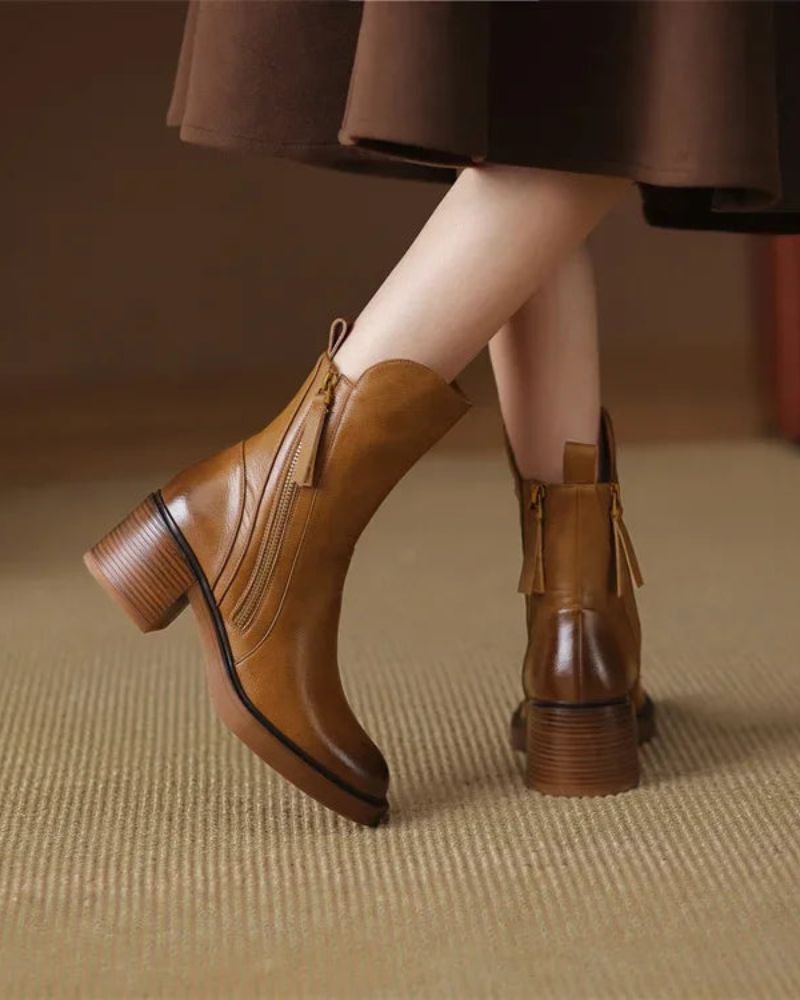 Ramona | Botine Garciela Elegante Piele