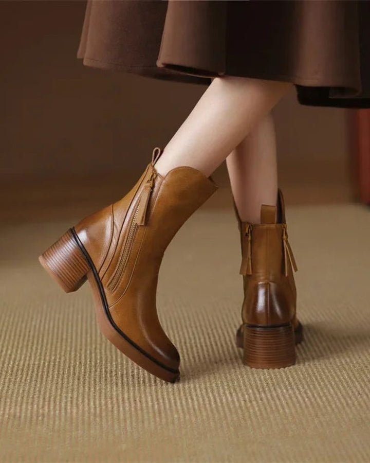 Ramona | Botine Garciela Elegante Piele