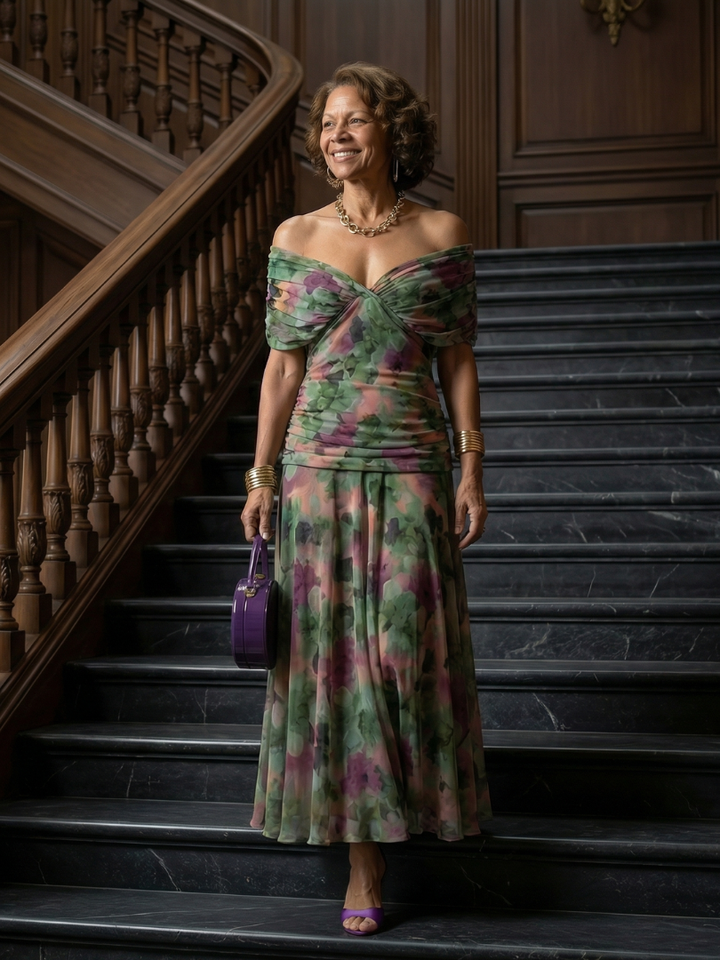 Ramona | Rochie Midi Hiszpanka