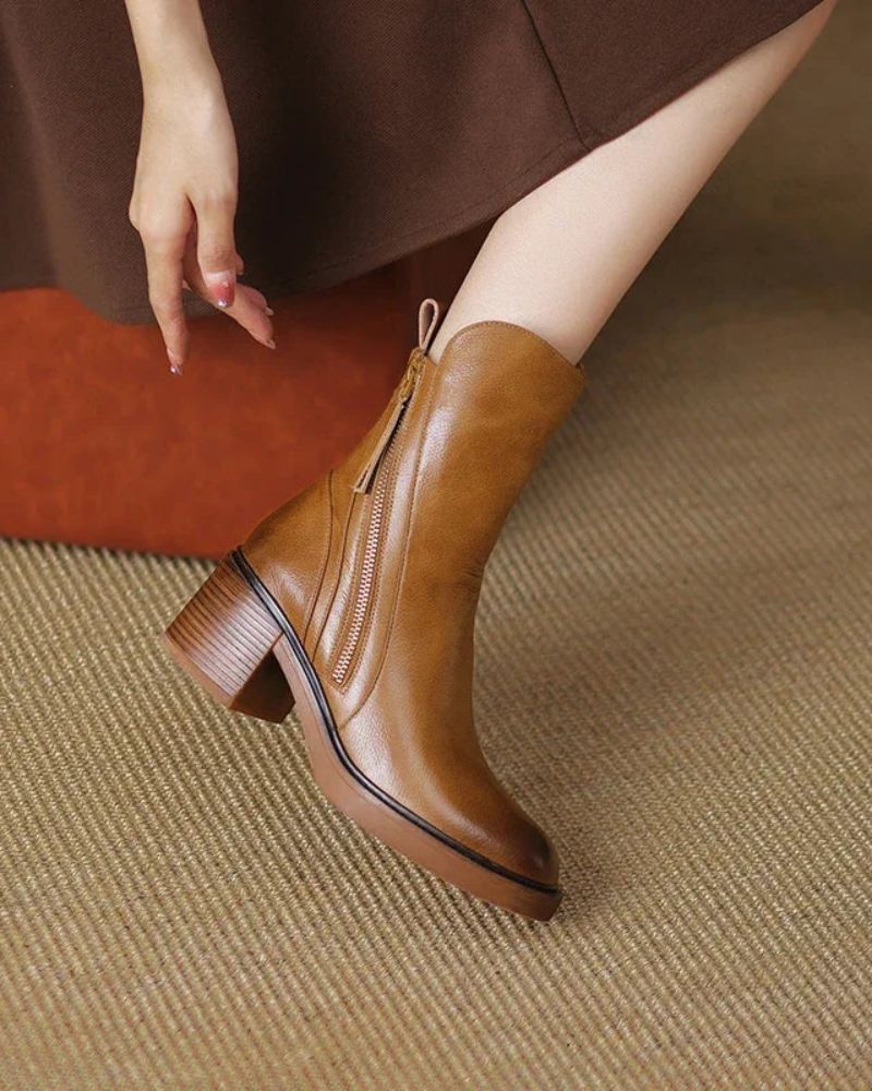 Ramona | Botine Garciela Elegante Piele