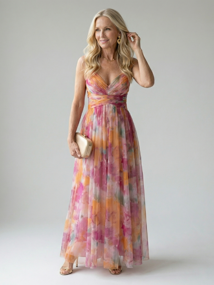 Georgiana | Rochie Maxi Închisă
