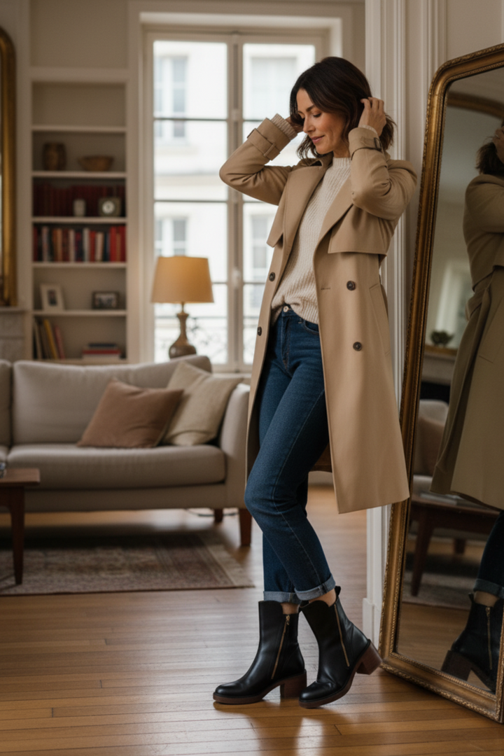 Ramona | Botine Garciela Elegante Piele