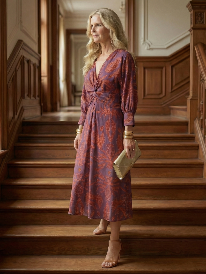 Sofia | Rochie Midi Tip Plic