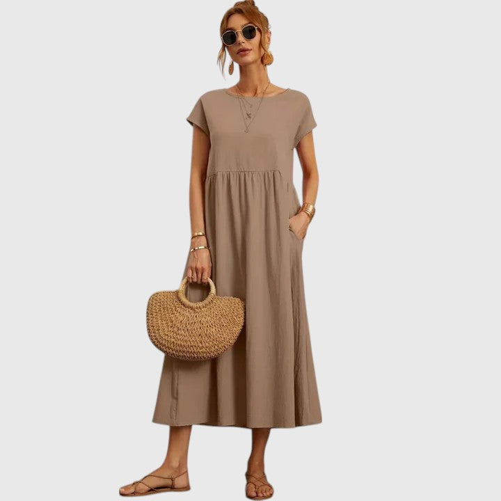 HARPER – MIDI EASY FLOW DRESS
