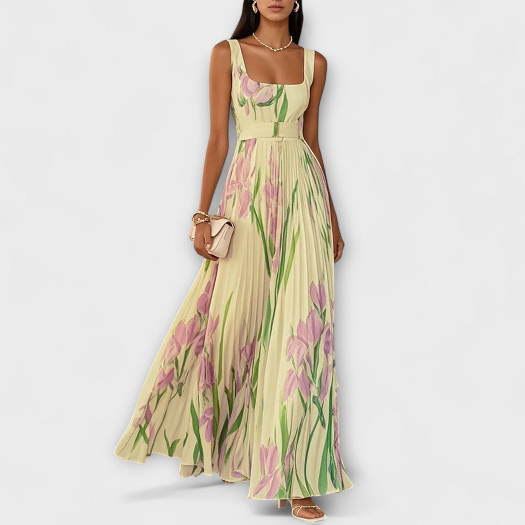 SOFIA – Rochie Maxi Elegantă cu Flori