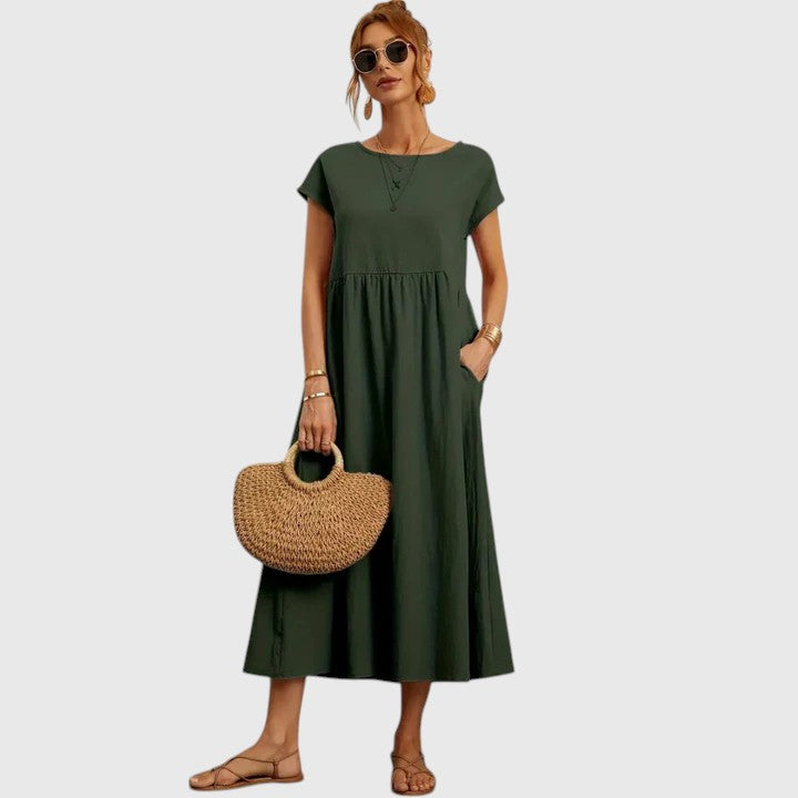 HARPER – MIDI EASY FLOW DRESS