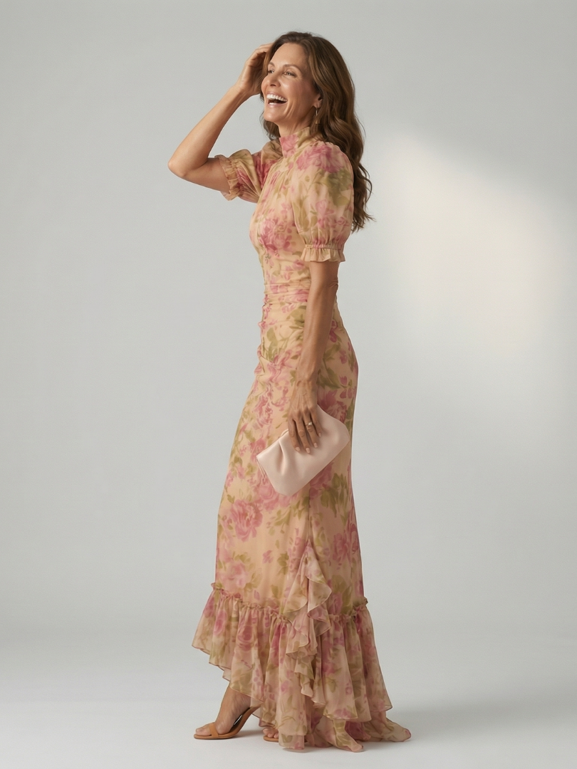 Bianca | Rochie Maxi cu Decolteu Adânc