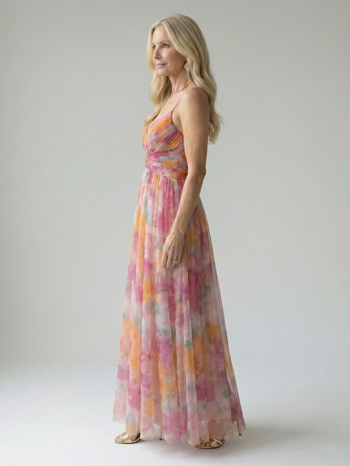 Georgiana | Rochie Maxi Închisă
