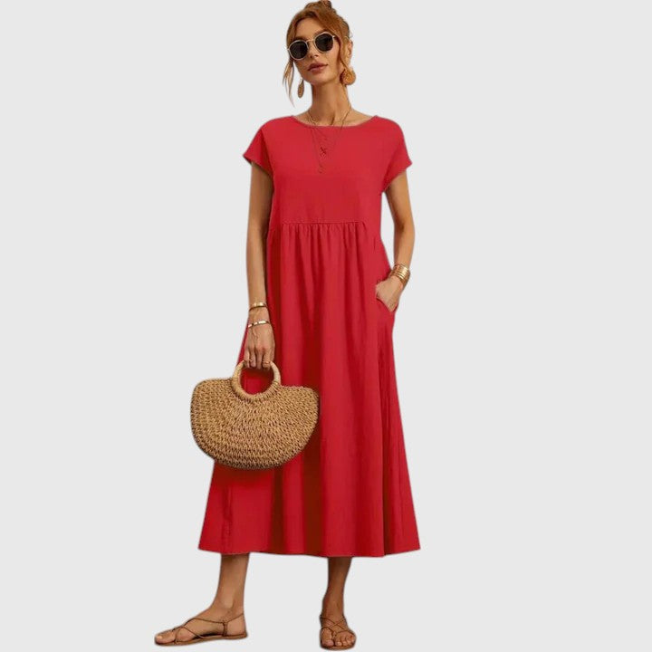 HARPER – MIDI EASY FLOW DRESS