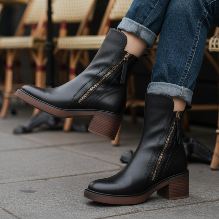 Ramona | Botine Garciela Elegante Piele