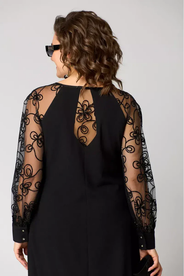 Iulia Dress | Elegant Black Lace