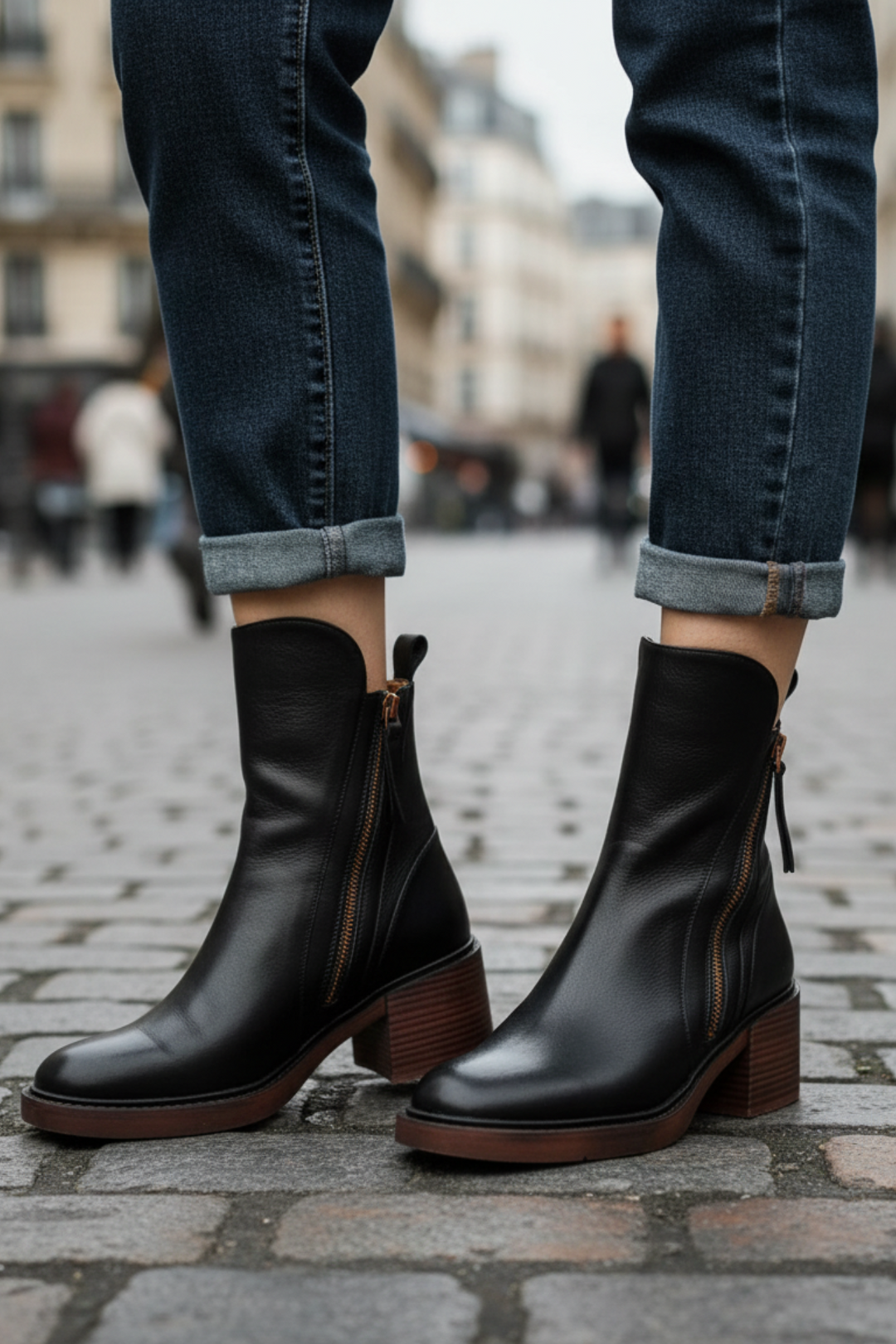 Ramona | Botine Garciela Elegante Piele