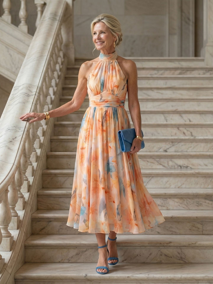 Florentina | Rochie Midi Halter