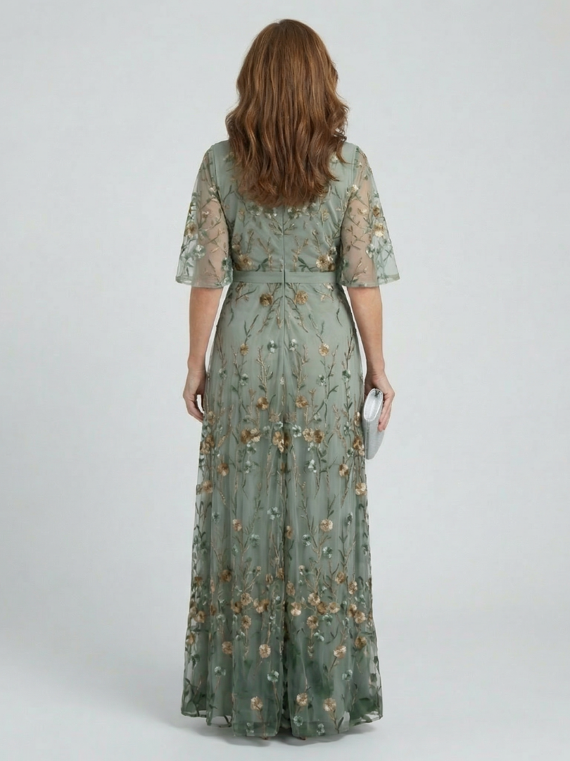 Andreea | Rochie Maxi Halter Florală