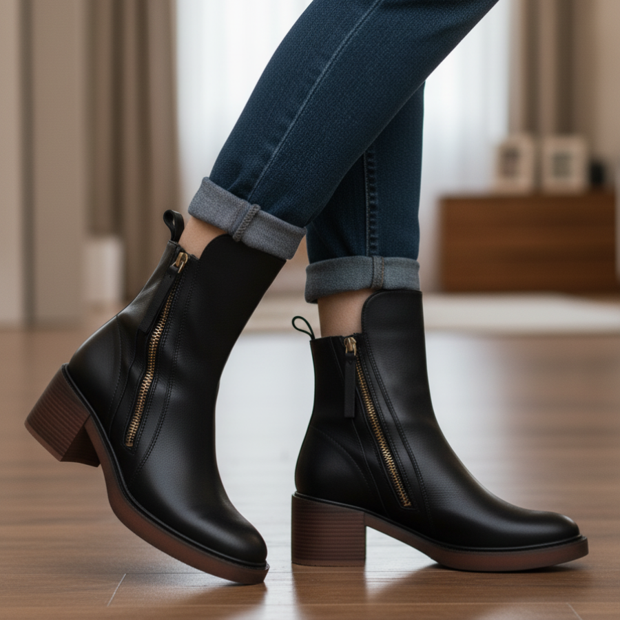 Ramona | Botine Garciela Elegante Piele