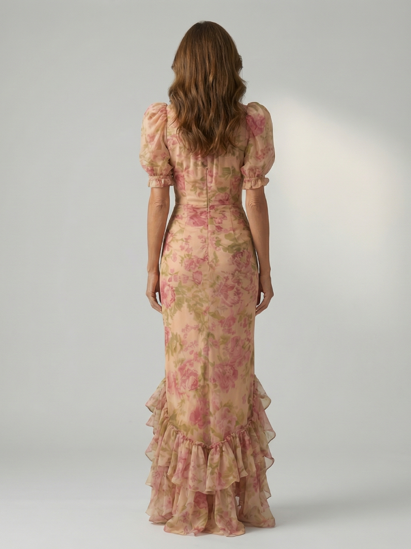 Bianca | Rochie Maxi cu Decolteu Adânc