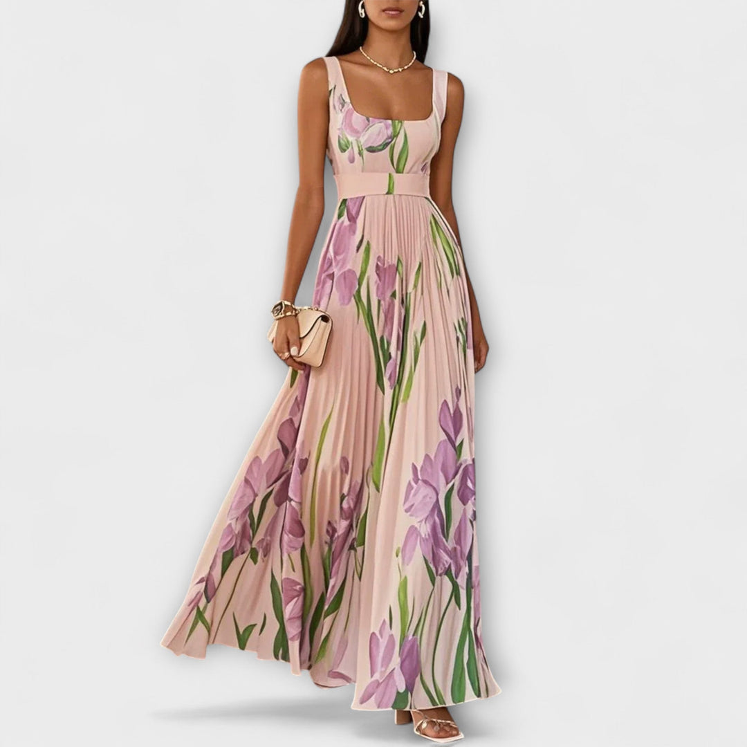 SOFIA – Rochie Maxi Elegantă cu Flori