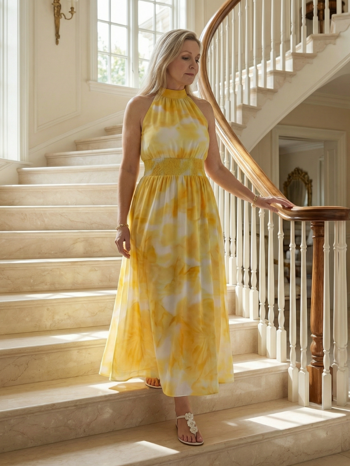 Teodora | Rochie Midi Halter