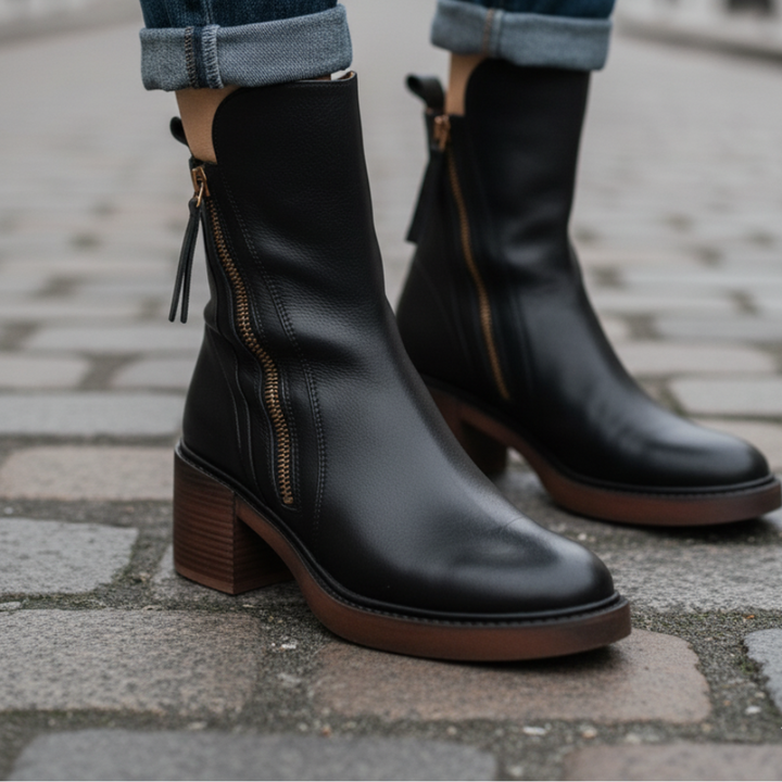Ramona | Botine Garciela Elegante Piele