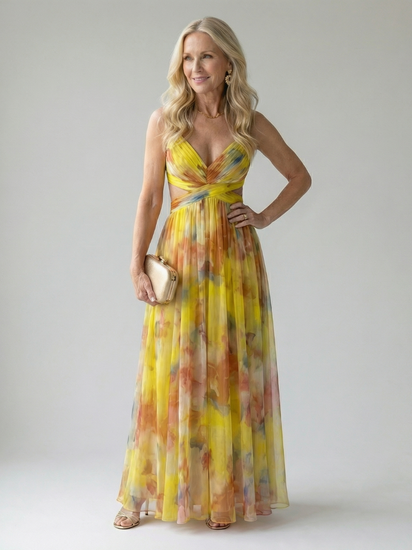 Georgiana | Rochie Maxi Închisă