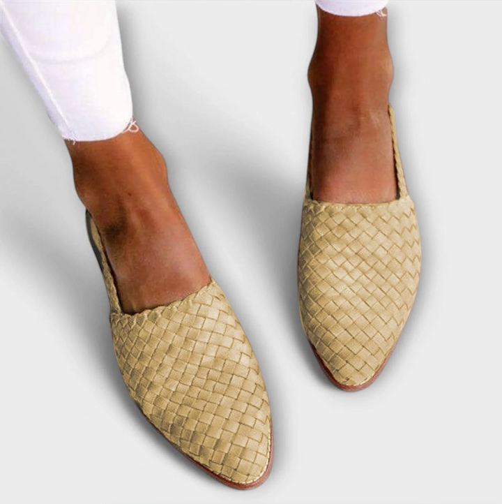 Valentina | Mocasini Țesuți Manual Eleganți