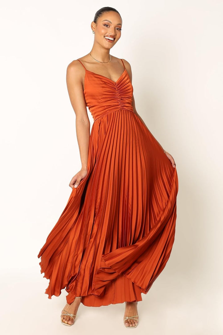 GRANT – FORMAL MIDI PLEATED DRESS