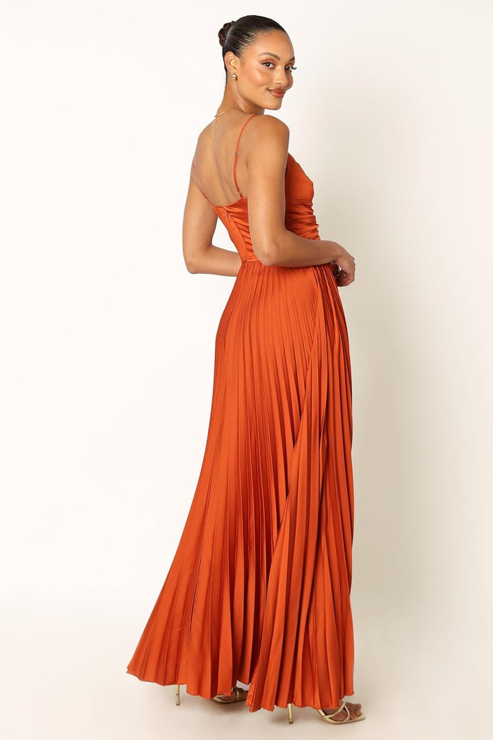GRANT – FORMAL MIDI PLEATED DRESS