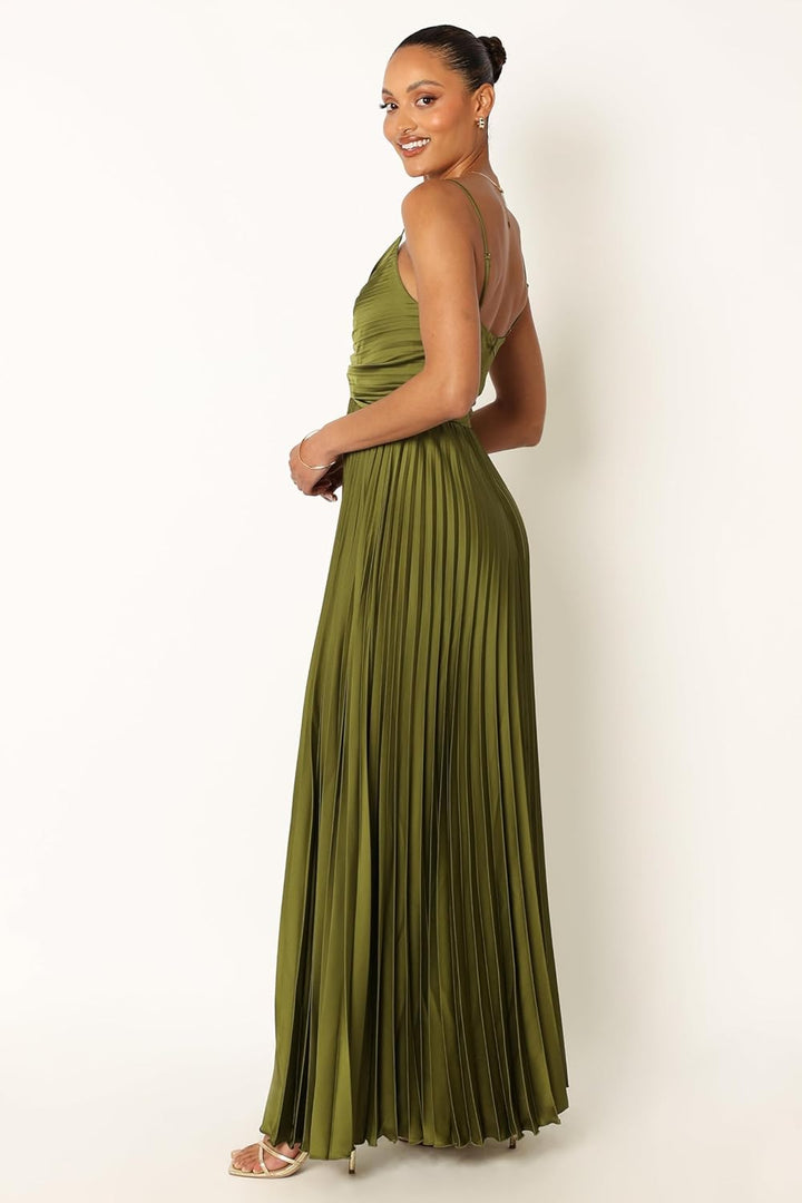 GRANT – FORMAL MIDI PLEATED DRESS