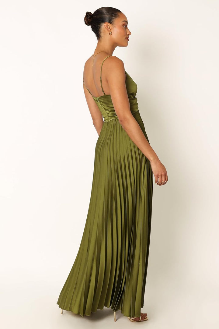 GRANT – FORMAL MIDI PLEATED DRESS