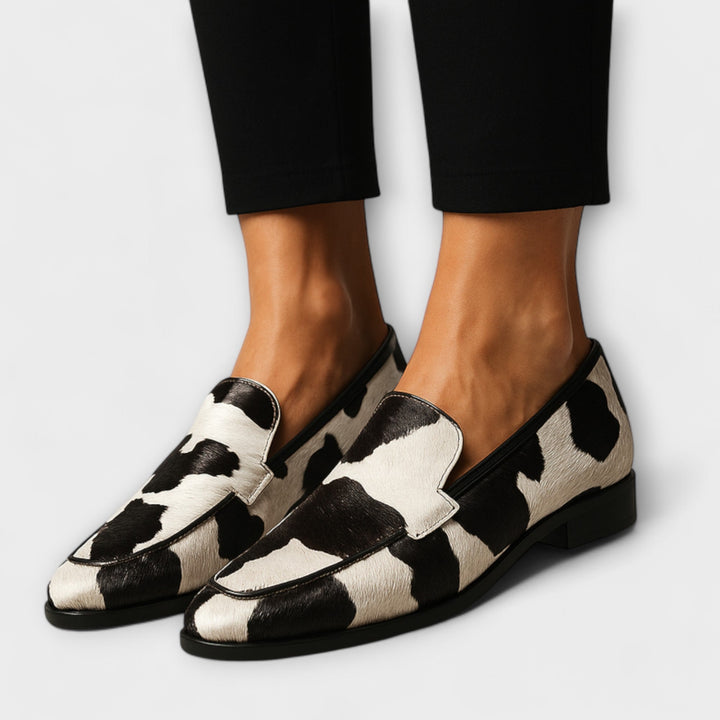 Paulina | Pantofi Eleganți Imprimeu Oversized