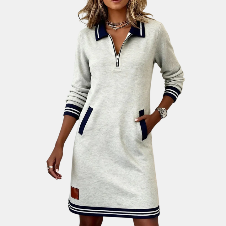 Oana | Rochie Elegantă cu Mâneci Lungi