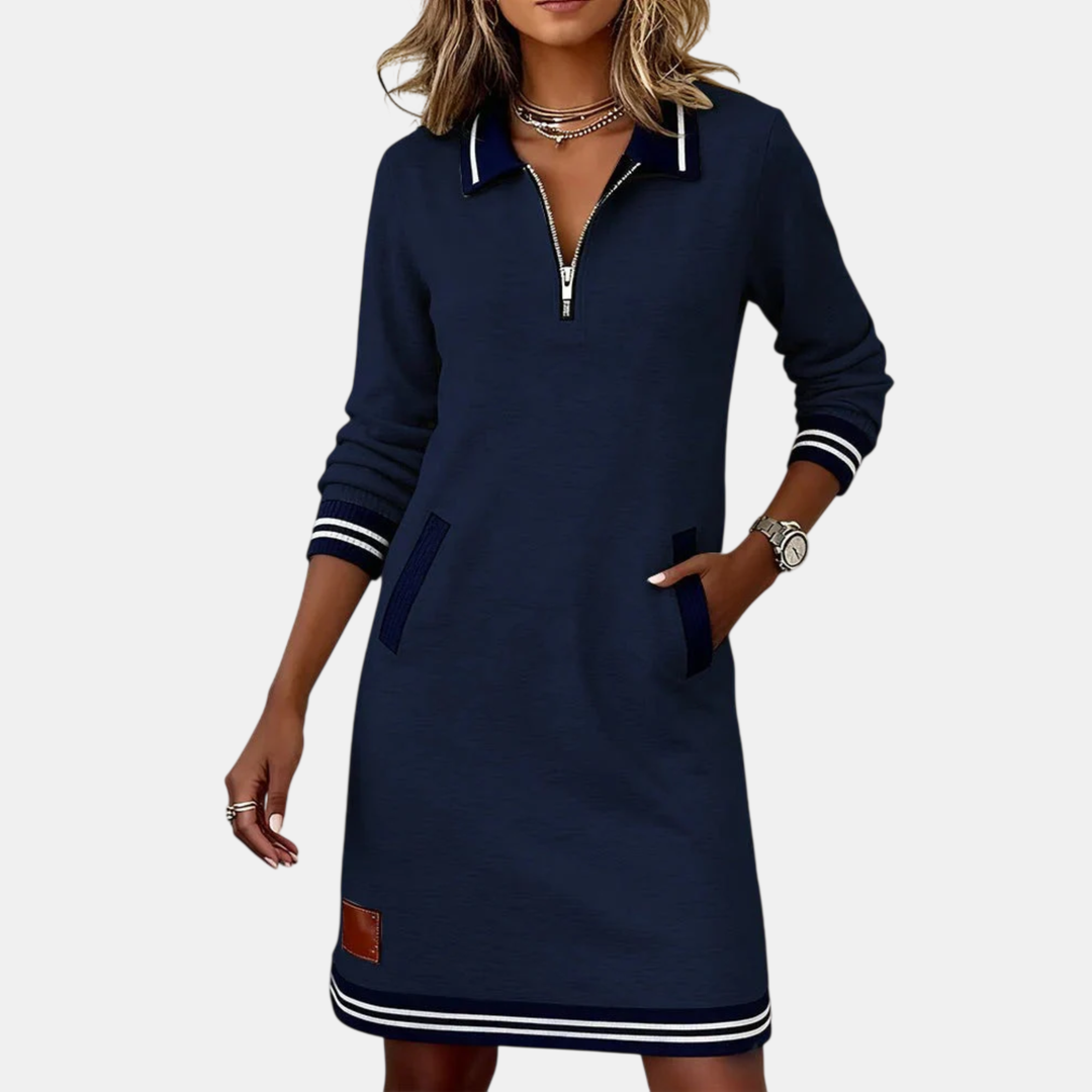 Oana | Rochie Elegantă cu Mâneci Lungi