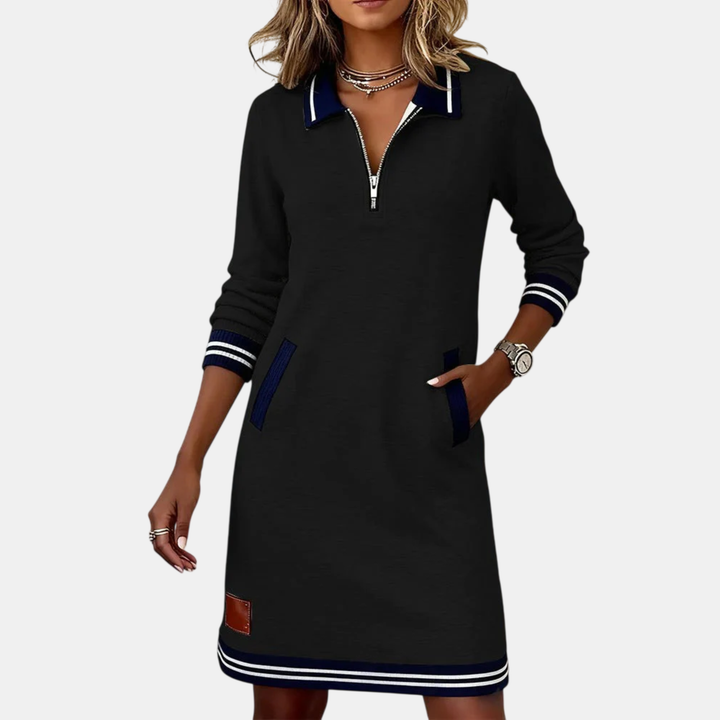Oana | Rochie Elegantă cu Mâneci Lungi