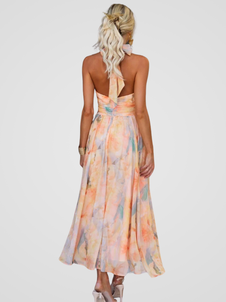 Leana | Rochie Midi cu Flori
