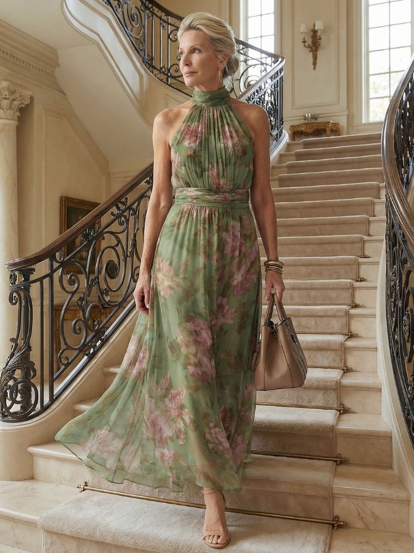 Lavinia | Rochie Midi Halter