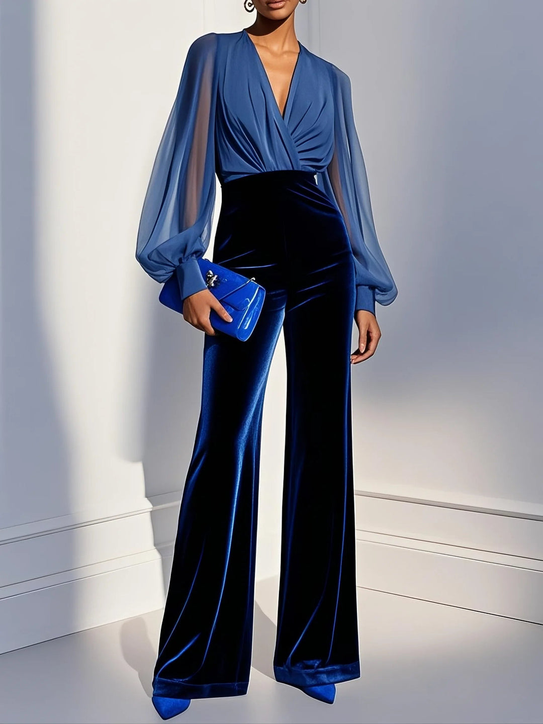 Lavinia | Jumpsuit Elegant cu Plisări