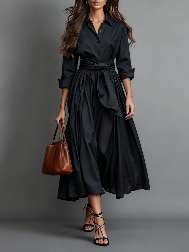 Florentina | Rochie Maxi Elegantă Fundă