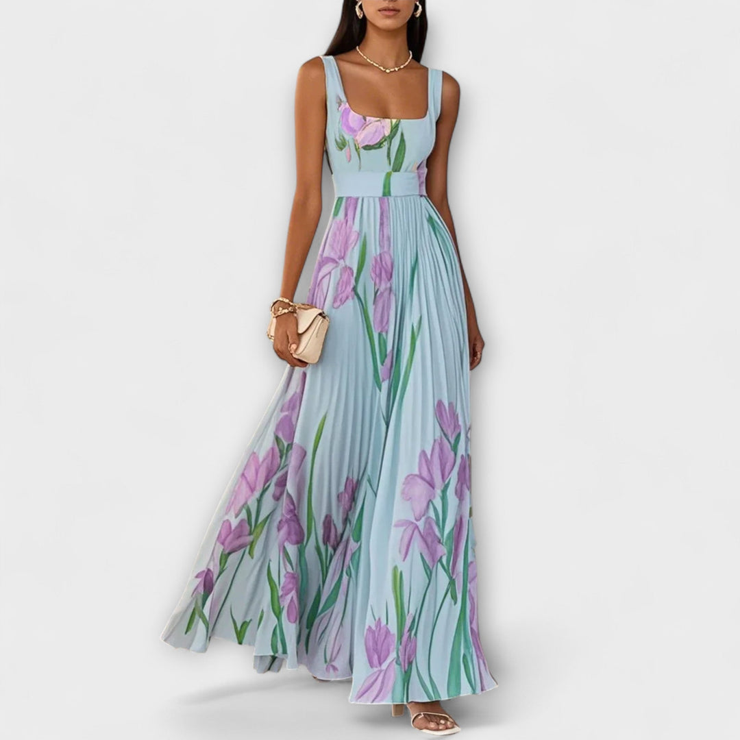 SOFIA – Rochie Maxi Elegantă cu Flori