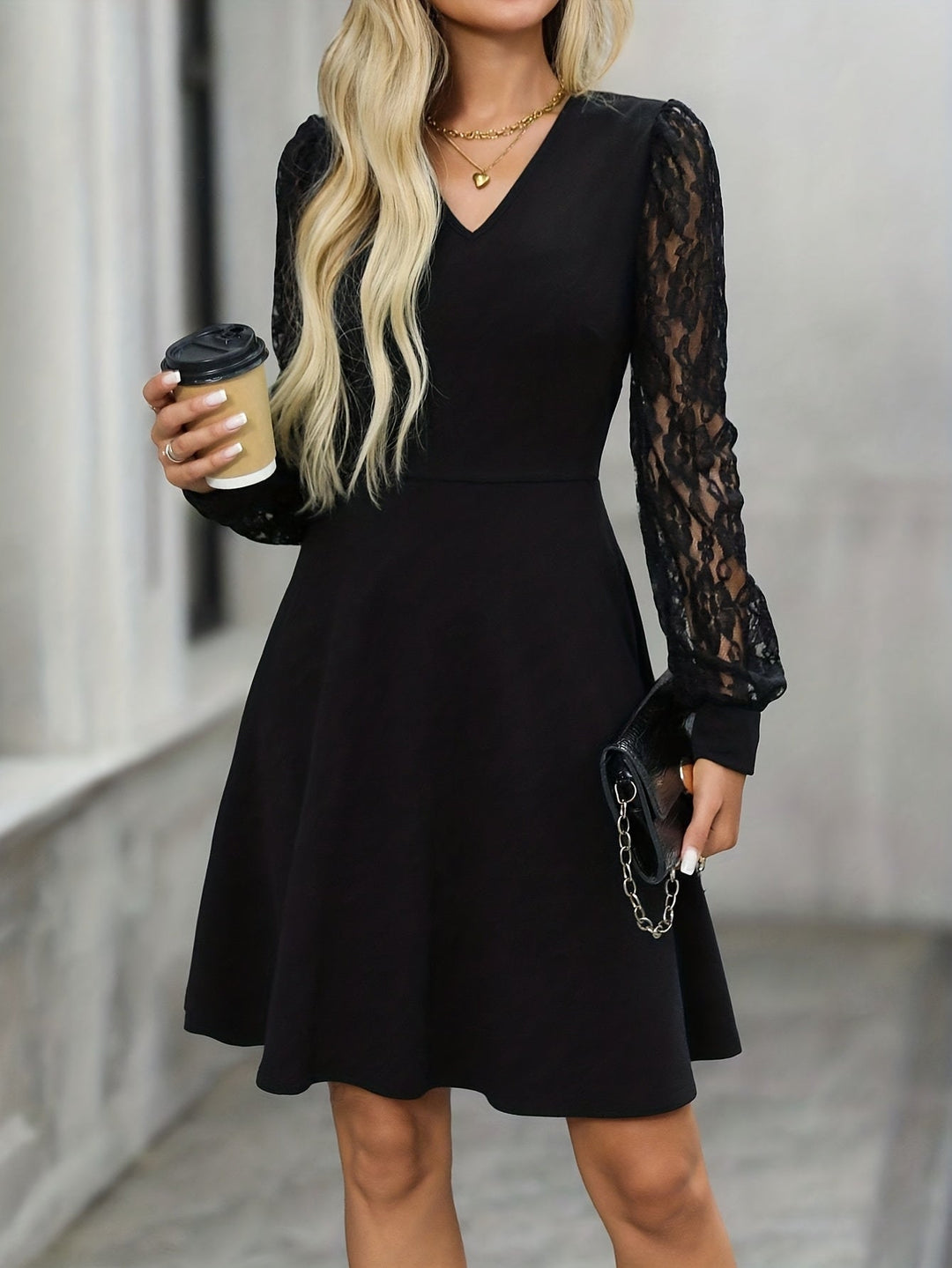 Camelia Dress | Lace Elegance