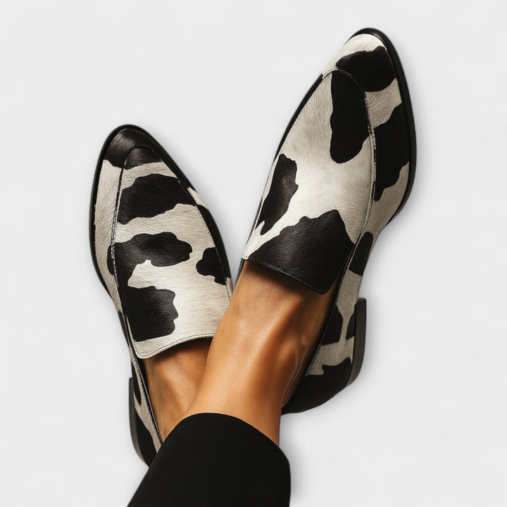 Paulina | Pantofi Eleganți Imprimeu Oversized