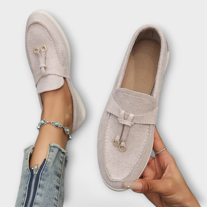 Antonia | Loaferi Bej Gamila