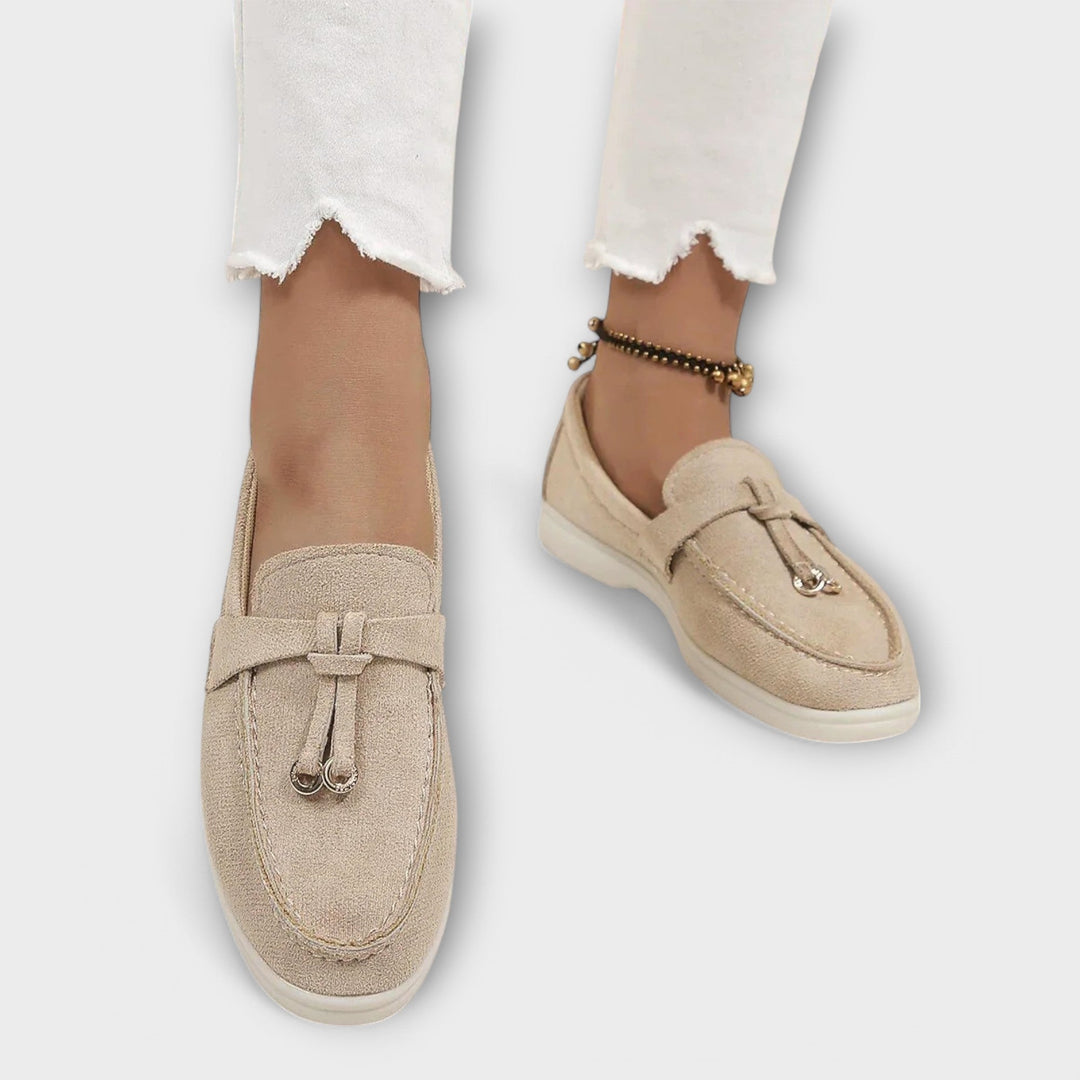 Antonia | Loaferi Bej Gamila